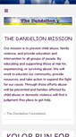 Mobile Screenshot of dandelionfoundation.org